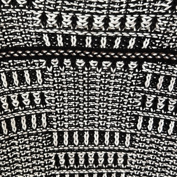 Nic + Zoe cotton Blend Brown And Black Open Face Cardigan Size XS - Picture 6 of 7